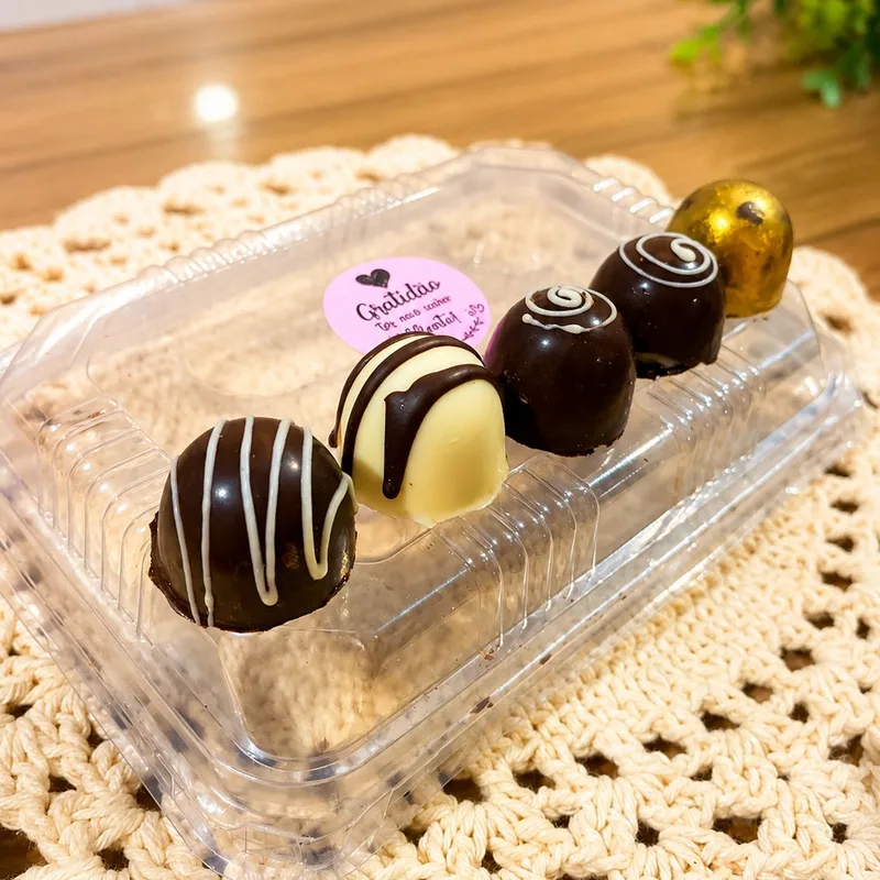 Bombons trufados para vender junto